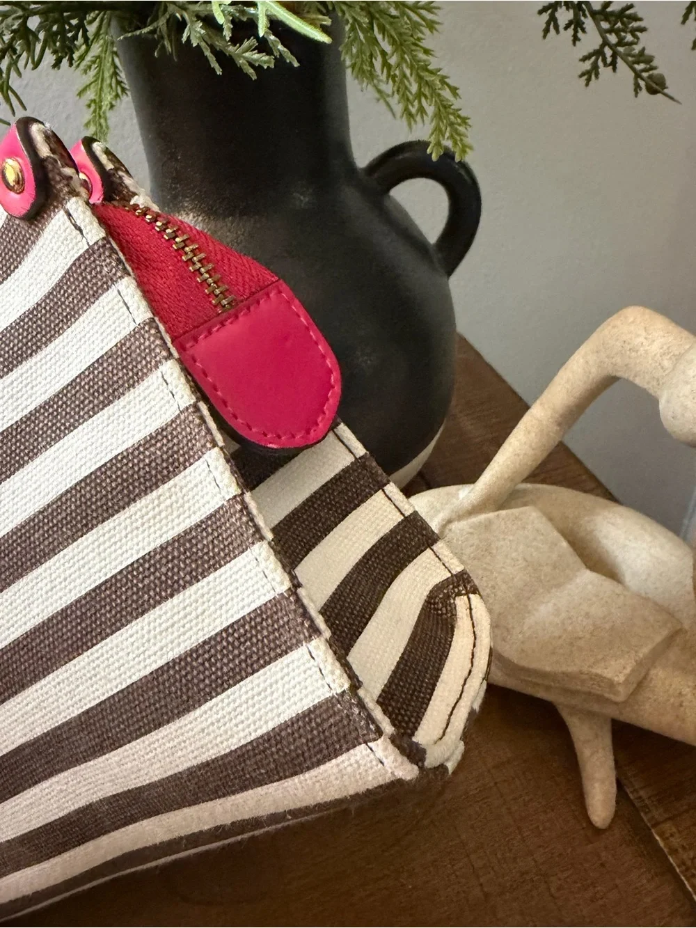 Henri Bendel Canvas Cosmetic Case